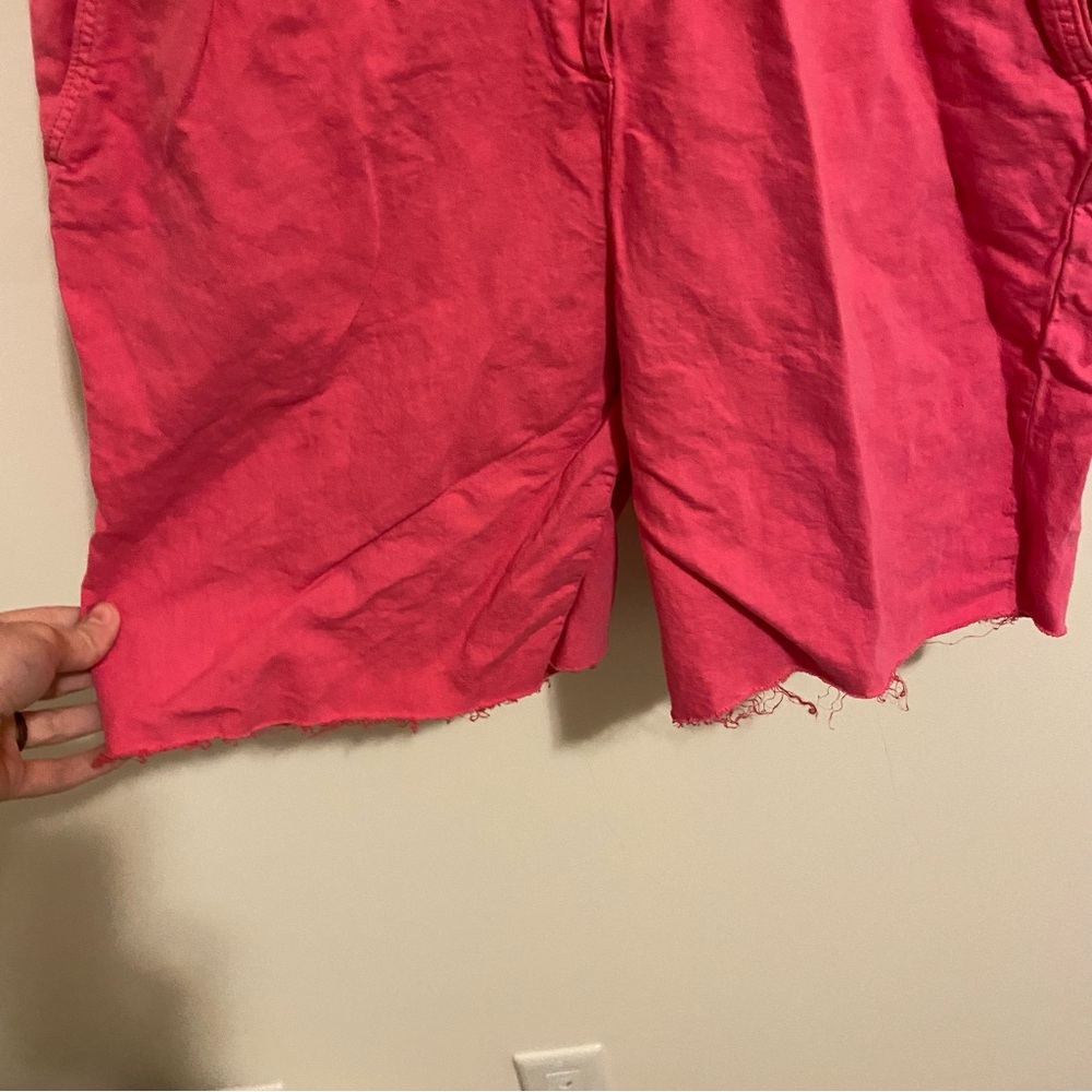 Outerknown Bright Pink Linen Blend Jumpsuit size Medium - Picture 4 of 8